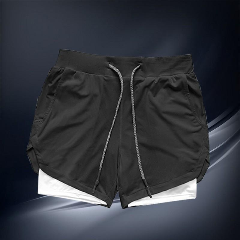 Pánská rychleschnoucí sportovní souprava: Venkovní běžecké fitness kalhoty a bezrukávová vesta na letní basketbalový trénink