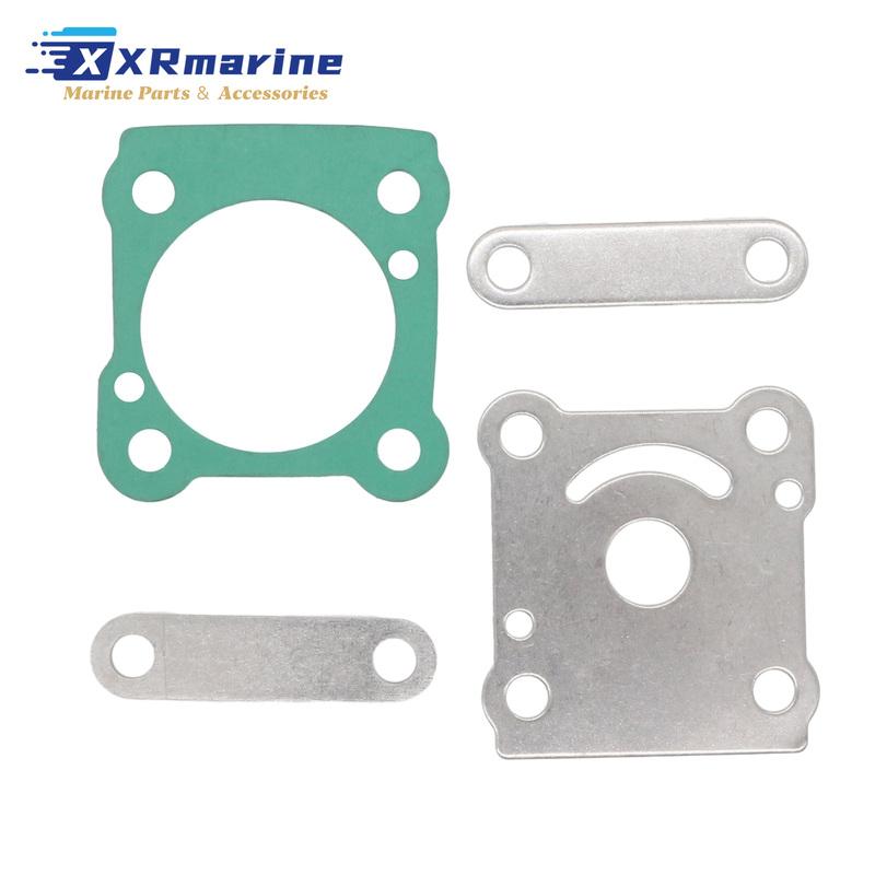 Fits for Yamaha Outboard 2 Stroke 6HP 8HP 1984-2009 Boat Motors Parts Water Pump Impeller Rebuild Kit with Gasket