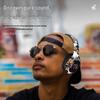 Graffiti P95 LED Head-mounted Bluetooth Earphones with Long Battery Life - True Wireless for Sports and Music