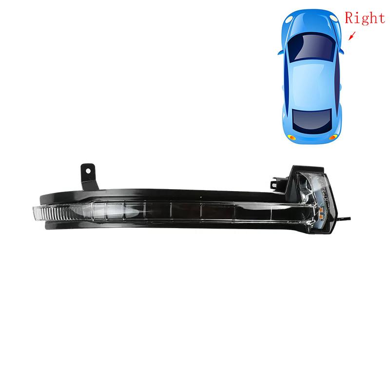 Car Rear Heated Mirror Glass Cover Frame Turn Signal Light Bottom for VW Touareg 2011 2012 2013 2014 2015 2016 2017 2018