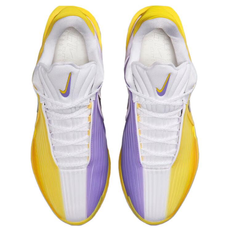 Nike GT Cut 3 Turbo Basketball Shoes Unisex White Yellow Purple HV9919-500