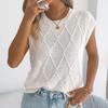 Women's Fashion -Color Twisted Batwinged Sleeve Casual Loose Knitted Top