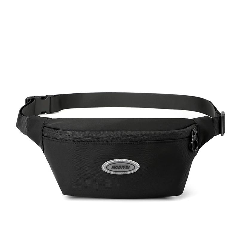 

Повседневная сумка из холста, женская сумка через плечо 2025 года, летняя спортивная сумка на грудь, поясная сумка Niche Versatile Ins 19x2x13cm чёрный