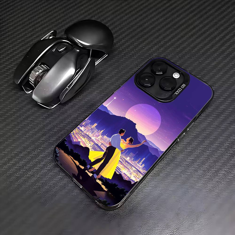 La-La Film L-Land Colorful Silver Back Phone Case For IPhone 17 16 15 14 13 12 11 Plus Pro Max Plus