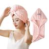 Nowy przyjazd: Super chłonny szybkoschnący czepek-ręcznik do włosów dla kobiet - Bardzo gruby, jednoczęściowy