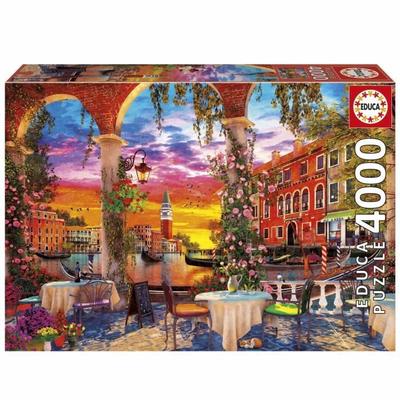 Pussel - EDUCA - Venedig - 4000 bitar - Tema Arkitektur - Mått 136x96 cm