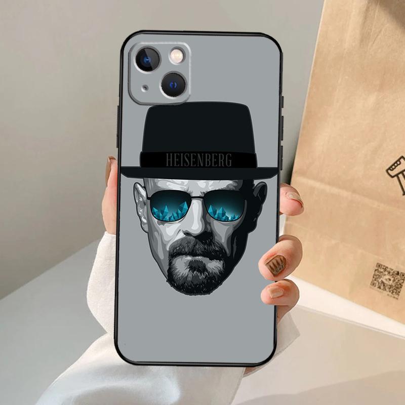 Heisenberg Breaking Bad Case For iPhone 16 15 14 13 12 11 Pro Max XS XR X Plus 12 13 Mini Bumper Back Cover