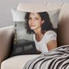 SSandra Bullock Cushion Cover Pillowcase Antidustmite Invisible Zipper Short Plush Sofa Cushion