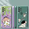Case for Samsung Galaxy A04 A20s A03 A53 A71 A73 A06 A50 A56 A05 A02s A30s Phone Cover Cartoon Crayon Shin-chan