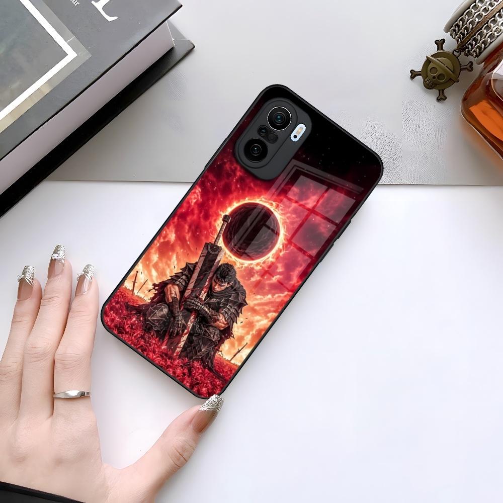 

Berserk Japanese Anime Phone Case for Xiaomi 15 14 13 12 Mi 11 Pro ultra Lite glass Cover Xiaomi 14