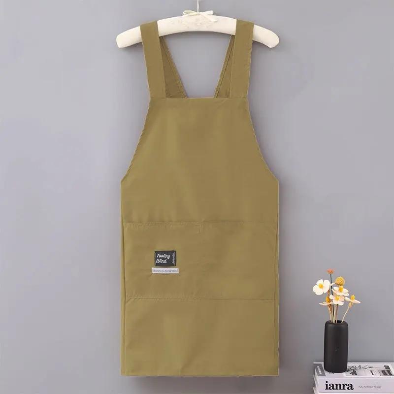 New Long Sleeve Kitchen Apron Waterproof Oil Resistant Cooking Protective Chef Workwear for Cooking Baking BBQ Restaurant