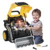 Toy Truck Engine and Excavator, Steering Wheel, Fog Effect, Sound and Light, Ages 3-6, Yellow