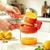 Hand-operated Rotary Manual Lemon Juicer Labor Saving Citrus Presser Portable Orange Squeezer  Home