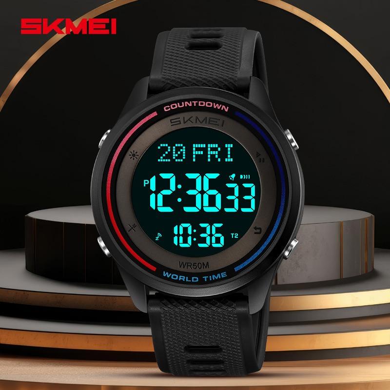 Electronic watch student outdoor leisure men's electronic watch trendy luminous waterproof watch
