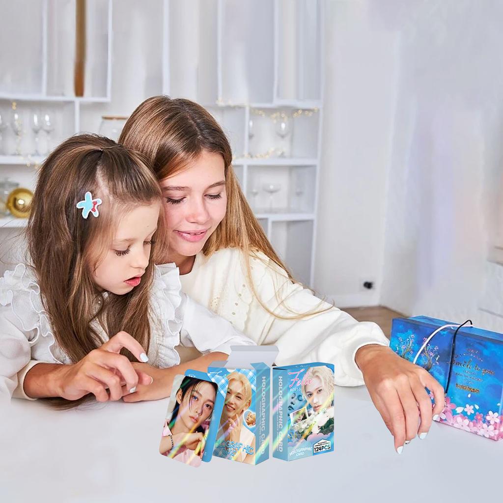 124 Photo Cards  New Album Star Collection Surrounding LOMO Cards