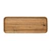 Acacia Wood Serving Tray Smooth Rounded Corners Food Platter Square