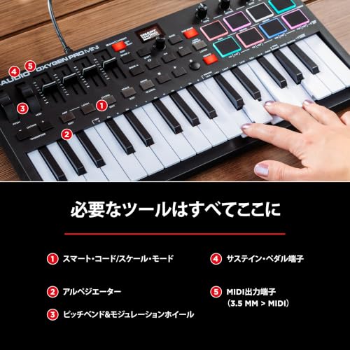 M-AUDIO Oxygen Pro Mini 32 USB MIDI Keyboard Controller