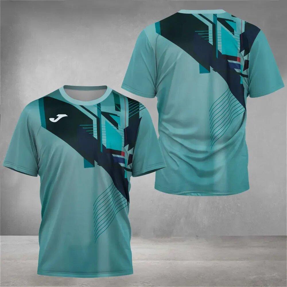 Summer Fashion Personalized Creative Pattern 3D Printed Men's Round Neck Casual Sports Comfortable Loose T-shirt