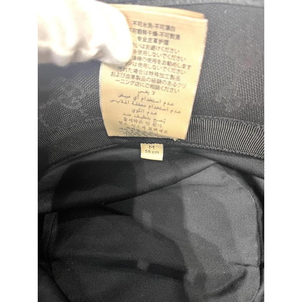 Used [Good Condition] GUCCI GG Canvas Hat M 576587 Black