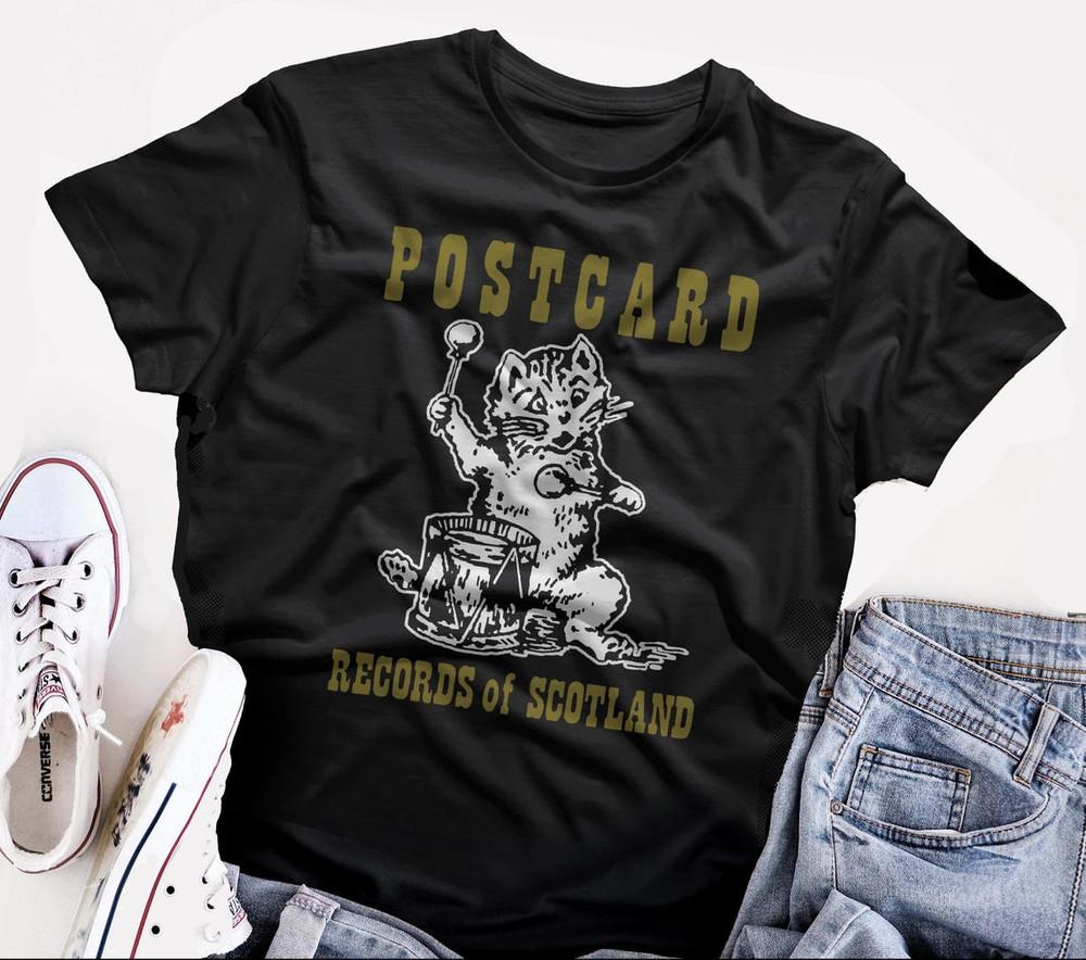 

Postcard Records t shirt no wave orange juice, Unisex Tee L