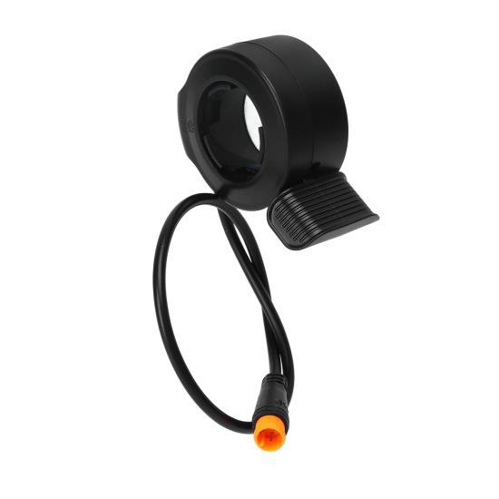 Daumengashebel für Elektroroller, 3-polig, wasserdicht, verhindert Rutschen, runder Finger-Gashebel zur Geschwindigkeitsregelung