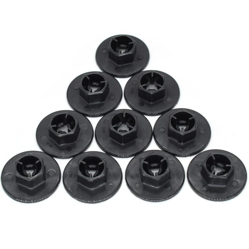 10/20/30PCS Fender Panel Lining Fixed Clip Nut For KIA K5 Borrego Sorento Forte IX35 Hyundai Santa Fe Tucson Mudguard Buckle