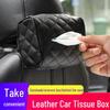 Cute Cartoon Hanging Car Tissue Box Set - Creative and High-End Car Accessory