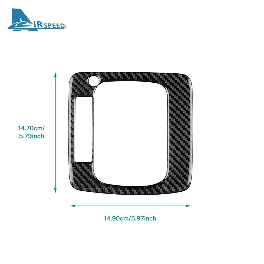 Real Carbon Fiber For Subaru Legacy Outback 2015 2016 2017 2018 2019 Accessories LHD RHD Car Gear Shift Panel Sticker Trim