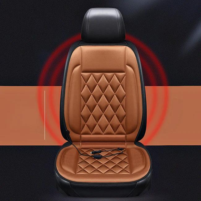 2PCS Car Winter Seat Set Heating 12V Universal Car Driver Heated Seat Cushion Winter Auto Warmer Seat Heating Car Accessories
