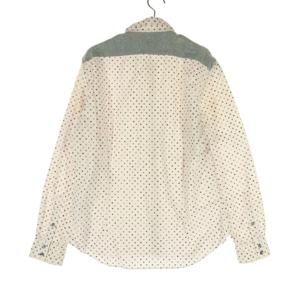 Paul Smith Made In Japan Dot Pattern Long Sleeve Cotton Shirt XL Pink Men's Used