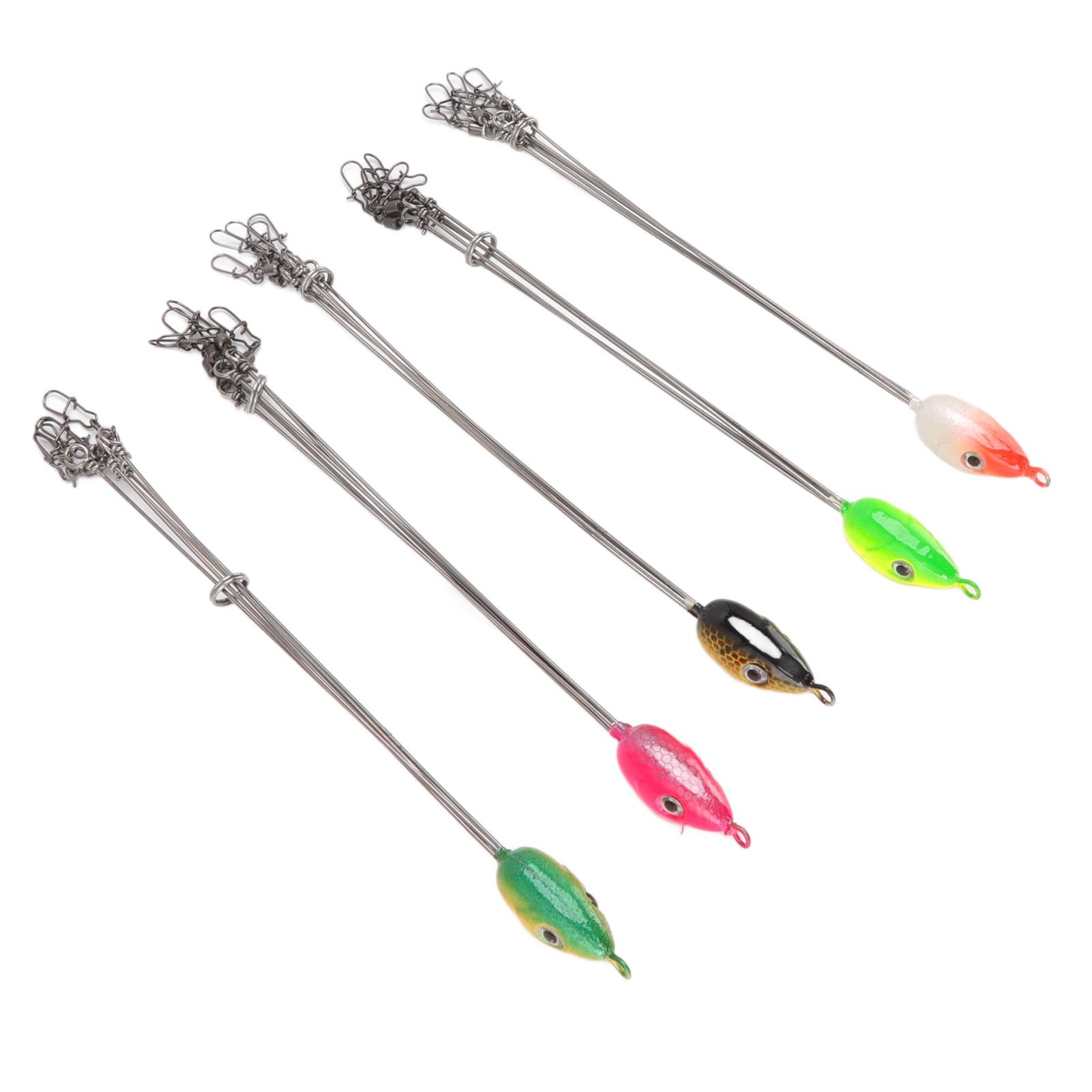 

5шт рыболовные снасти приманка 18см сталь 5 ручек рыболовный зонтик приманка для рыболовных снастей аксессуар