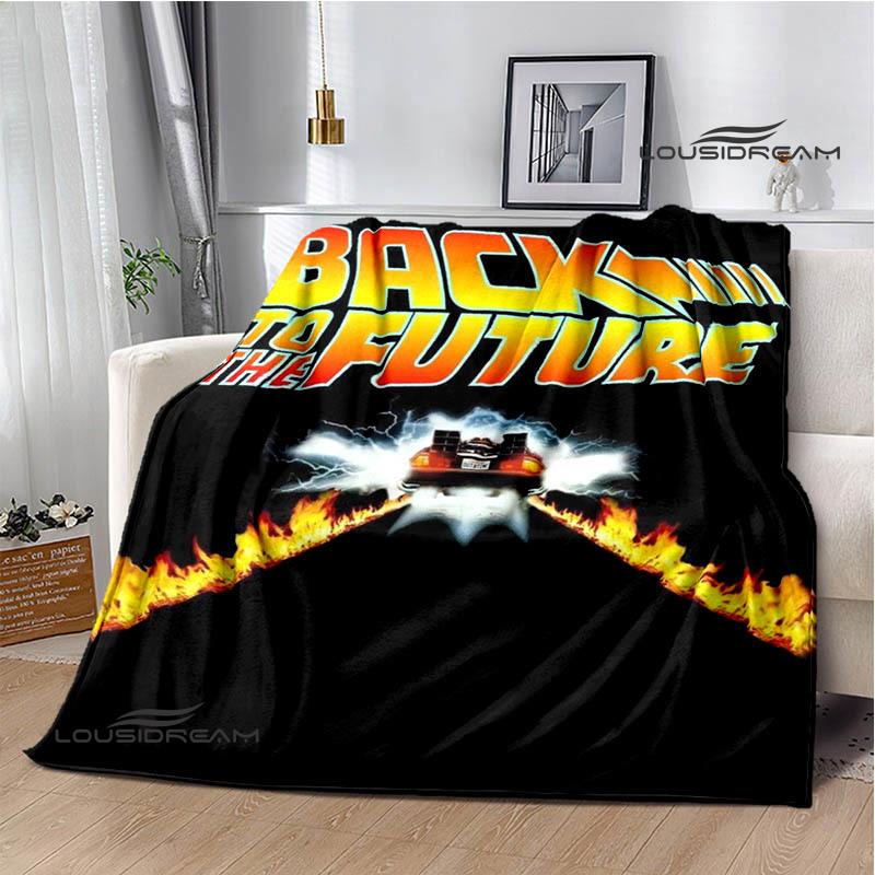Movie Back To The Future blankets picnic blanket Warm Flannel blankets Soft and comfortable blanket bed linings Birthday Gift