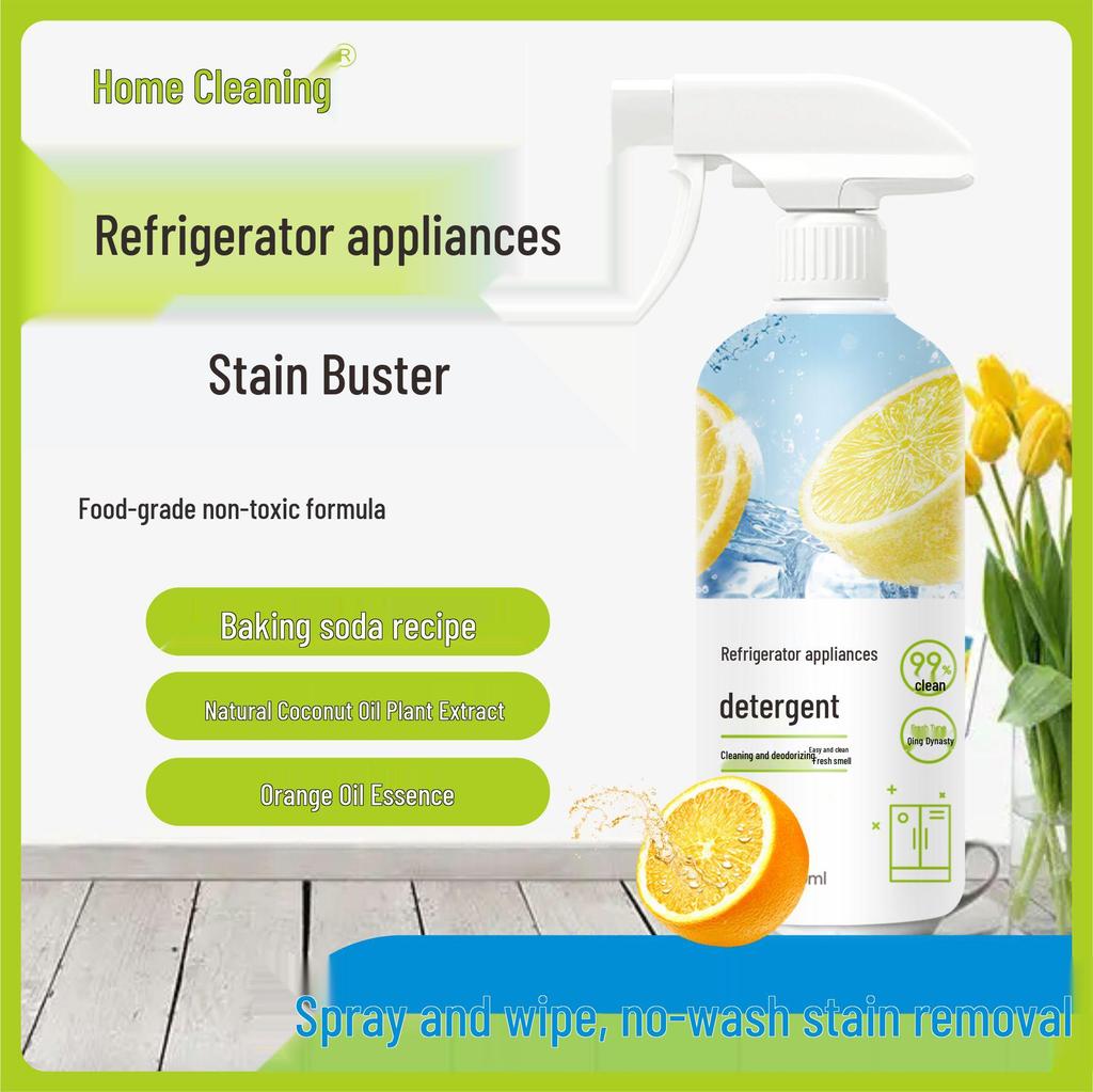Refrigerator Deodorizer & Kitchen Degreaser: Odor and Mildew Remover for Appliances