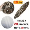 Round Metal Yin Yang Wall Art, Steampunk Office Decor