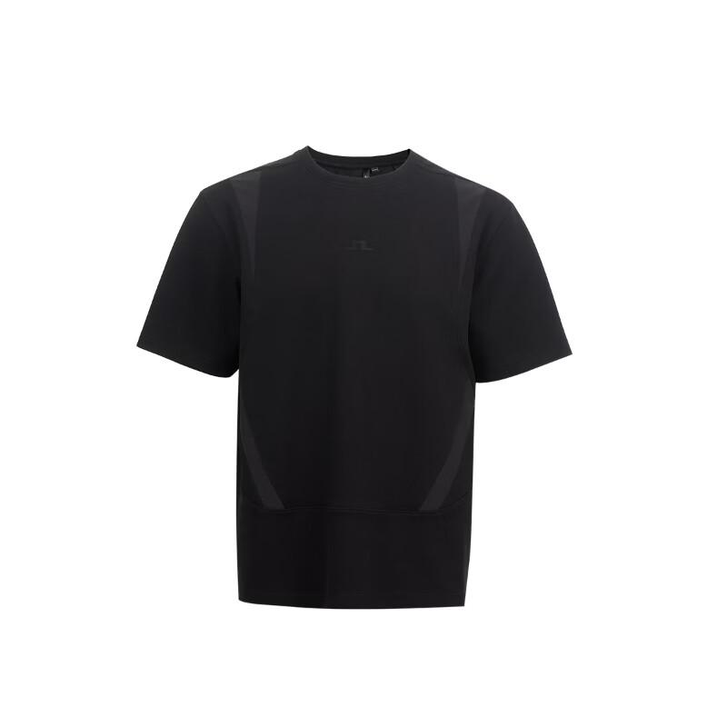 J.Lindeberg Men's Spliced Loose Drop-Shoulder Sport T-Shirt