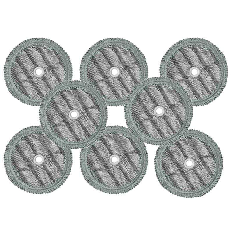 EIEI 8 Pcs Mop Pad For  Steam Mop Microfiber Cleaning Cloth Replacement For  Steam Mopping Accessories серый