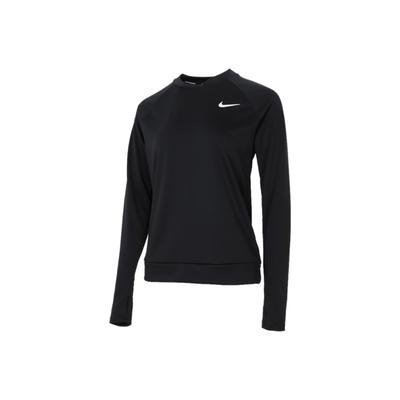 Casual Sport Long Sleeve Crew Neck Sweatshirt Women Tops Black CU3271-010