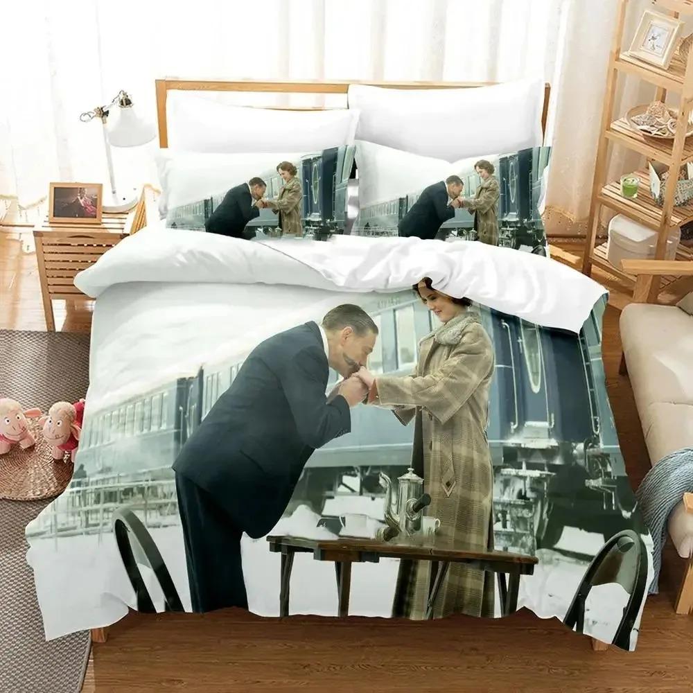 Σετ κρεβατιού ταινία Murder on the Orient Express Παπλωματοθήκη για κορίτσια με διπλό κρεβάτι Queen Size Μαξιλαροθήκη Κρεβάτι Αγόρια Ενήλικες