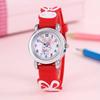 Children's Cartoon Cute Bunny Quartz Silicone Watch Elementary School Girls Boys Children's Watch 3D Silicone Strap