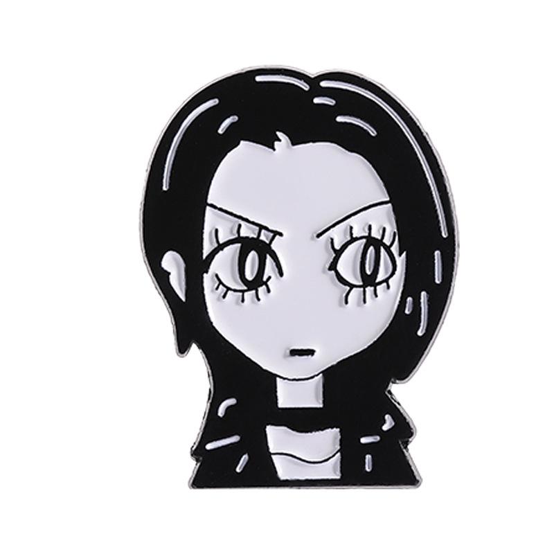 Comic Girls Nana Enamel Pin Classic Japanese Anime Character Brooches Lapel Backpack Badge Cartoon Jewelry Gift