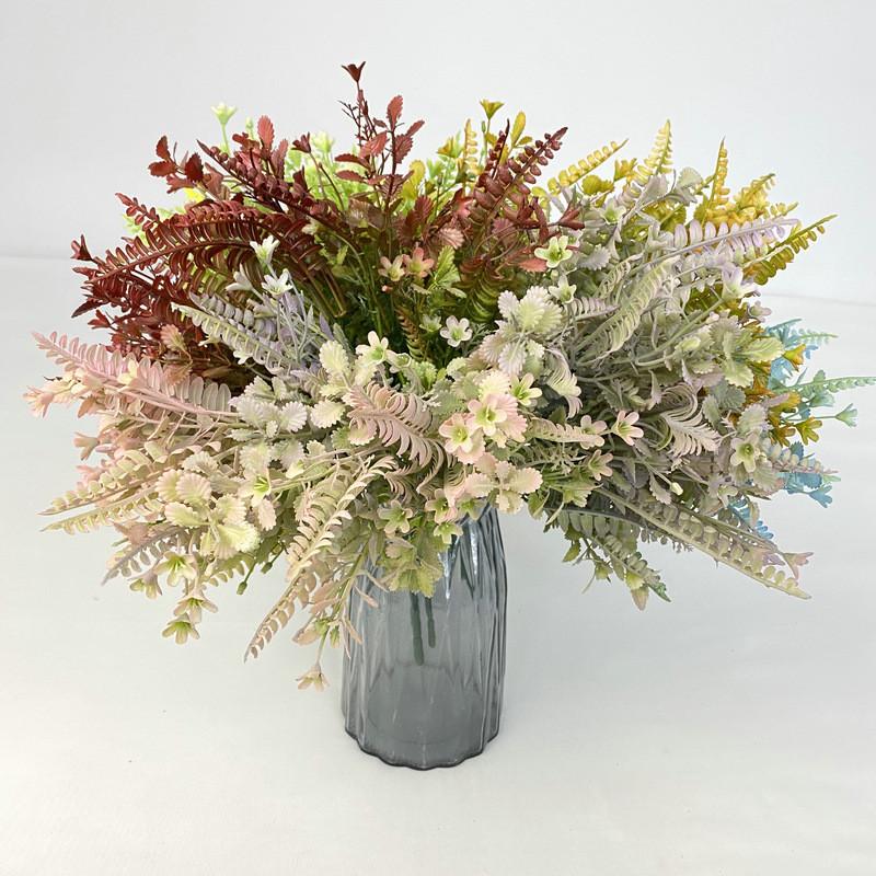 Flower Toona Artificial Home Decor Wedding Props Photography Plastic Plant Green