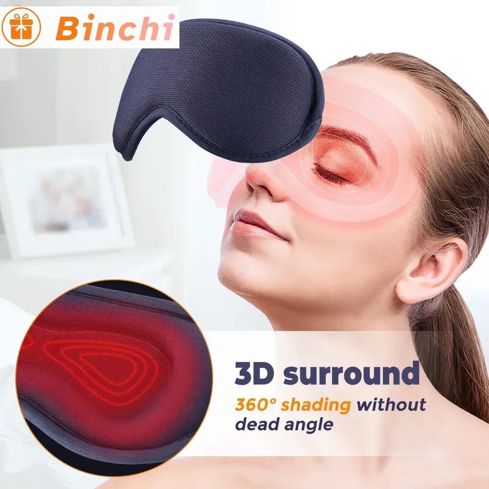 3úrovňová horká komprese Elektrická napařovací oční maska 3D masáž Konstantní teplota Chytré stínění Hřejivá kompresní podložka Spánek Tmavé kruhy