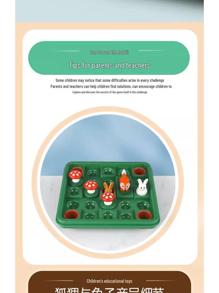 Xingtong Hüpfendes Kaninchen Logisches Denken Herausforderung Puzzle Spielzeug