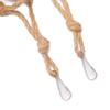 Bird Hanging Toy Hemp Rope Swing Toy Parrot Climbing Rope Net with 4 Metal Hooks Bird Cage Easy to Install