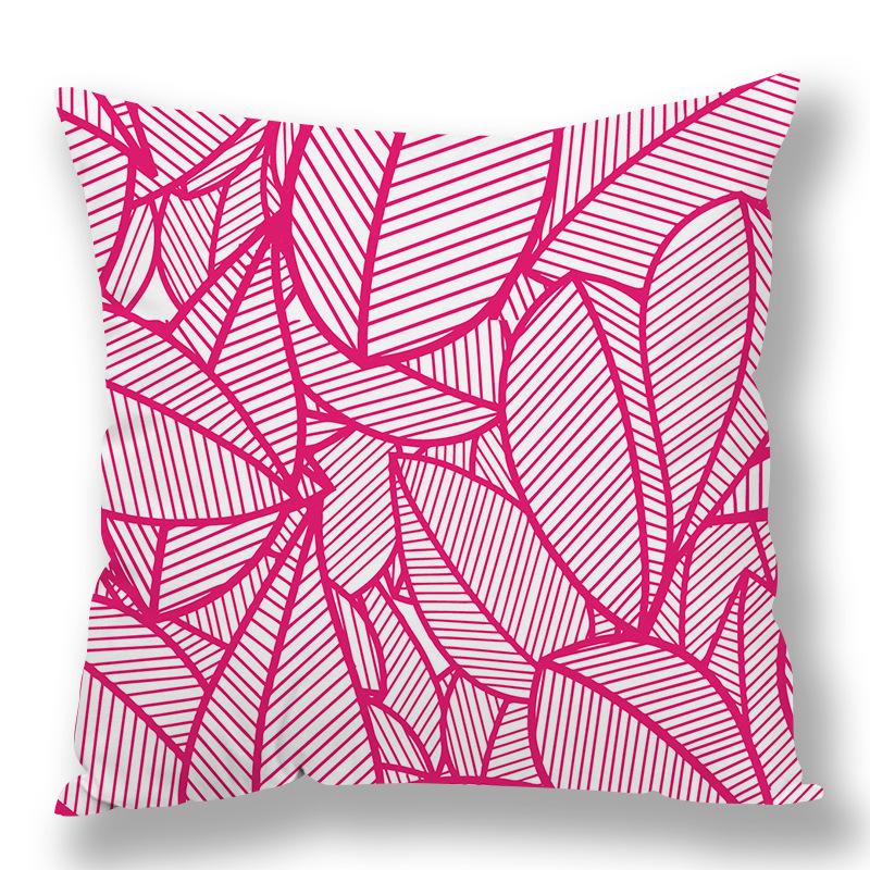 Colored Plaid Geometric Pillow Cover Contrasting Color Creative Pillow Cover Quilt Cover Premium Durable Quality