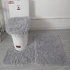 3 buc/set Set de covorașe de baie de culoare solidă Păruri pufoase Covoare de baie Covoare moderne pentru capac de toaletă Kit dreptunghi 50*80 50*40 45*50cm