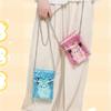 Crossbody Small Bag, Chain Bag, Transparent Jelly Bag, Walking Phone Chain Crossbody Bag