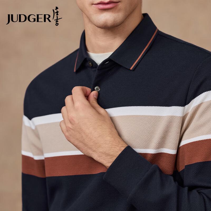 Мужская рубашка-поло с длинным рукавом Judger в стиле business casual 190