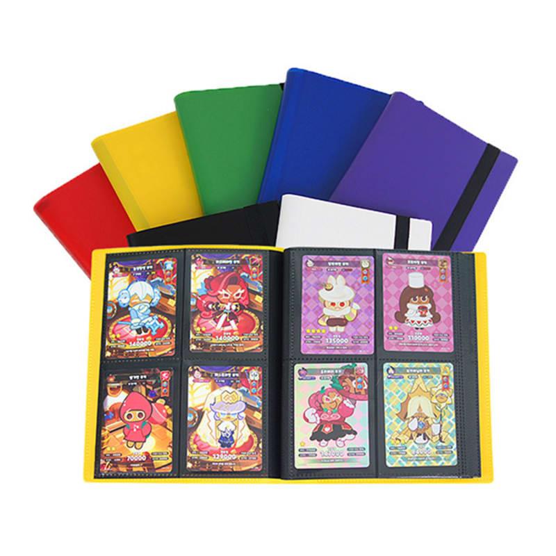 

Lucky Six 4-Pocket Card Binder Pokémon Photo Card Album Storage Organization Board Game black