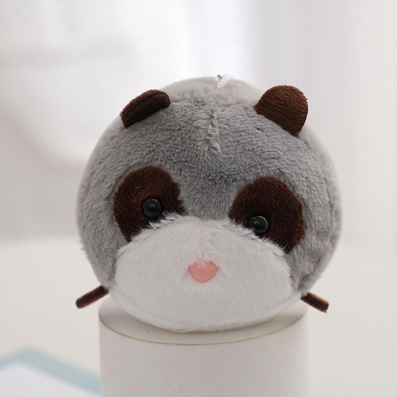 Entzückender Plüsch Waschbär Schlüsselanhänger für Kinder Weiche PP Baumwolle Stofftierpuppe